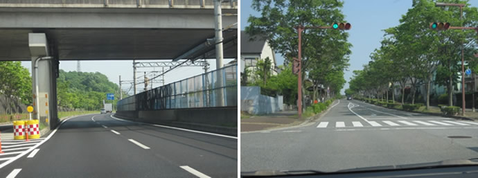西宮市の30代女性｜三田方面まで走るペーパードライバー講習