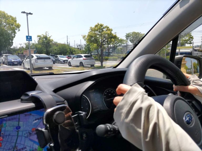 西宮市の買い物・駐車も安心！ペーパードライバー講習の様子