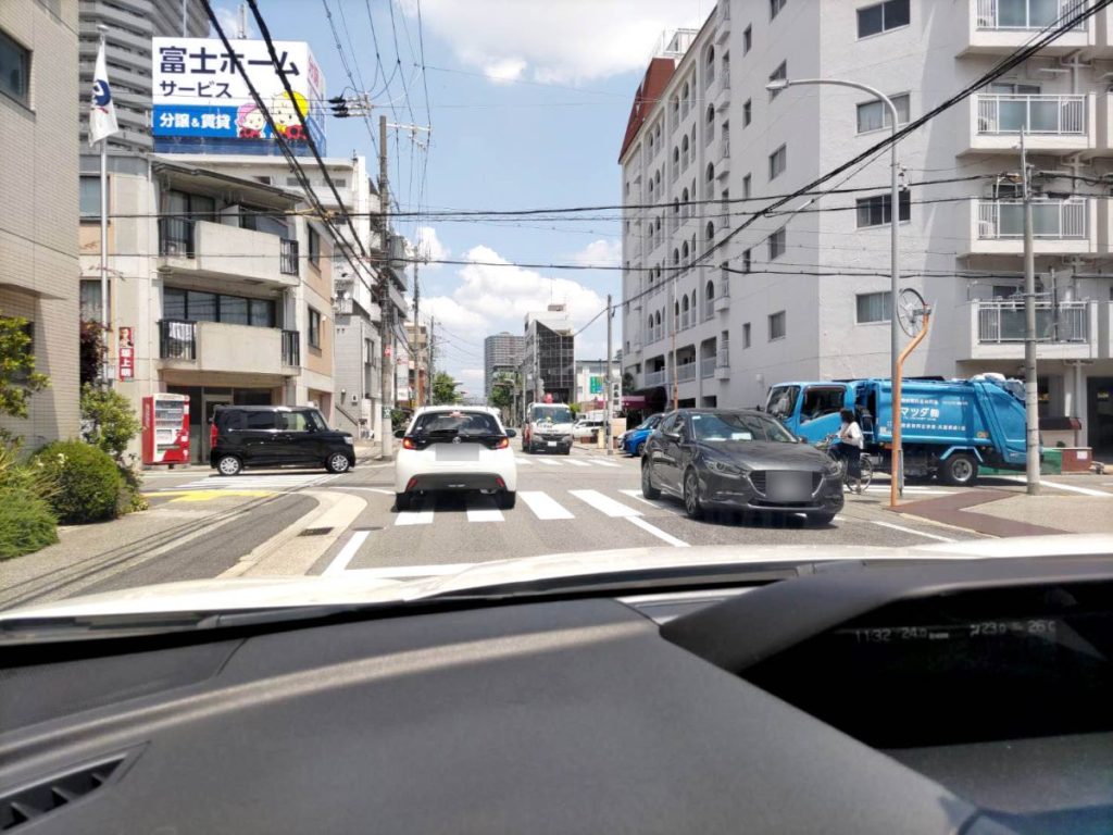今津西線周辺の市街地での走行イメージ